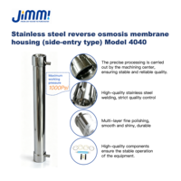 Récipient sous pression en acier inoxydable ODM pour membrane de traitement d'eau par osmose inverse 600 PSI, ensemble complet, emballage en boîte cartonnée
