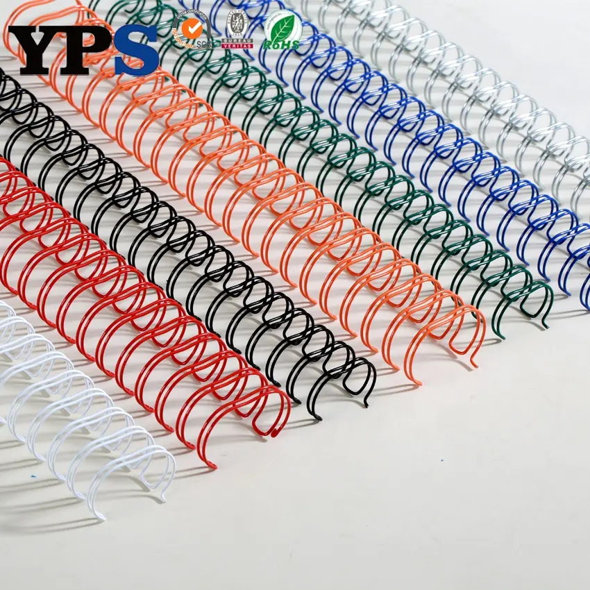 Wire Spirals Free Samples Double Loop Wire Spiral Binding Coil Twin Loop Ring Wire O Notebook And Calendars Binding Wire