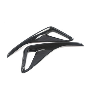 Ô tô <span class=keywords><strong>ABS</strong></span> bên ngoài phong cách thích hợp cho TOYOTA 2018c-hr sợi carbon Chrome mạ sương mù phía sau chụp đèn - Product Image 1