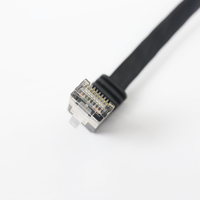 Cable Ethernet Cat5e de Alta Calidad, Blindado, Impermeable IP67, 8 Conductores Sólidos, Codificación A/B, CuZn, Recto, 90 Grados, Derecho