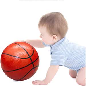 Ballons rebondissants en PVC SPDTECH de 6 pouces pour le football, le basketball et le soccer, avec pompe manuelle, pour enfants et tout-petits, lot de 3 - Product Image 5