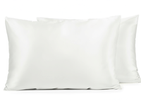Ensemble de taies d'oreiller en soie de mûrier 100% blanche, 16 mm, taie d'oreiller en soie pure pour la maison et l'hôtel