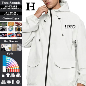 Fornitore Cinese Nuovi Arrivi Giacca da Uomo di Lusso con Cerniera Tinta Unita Giacca Invernale in Poliestere Antivento Chaqueta - Product Image 1