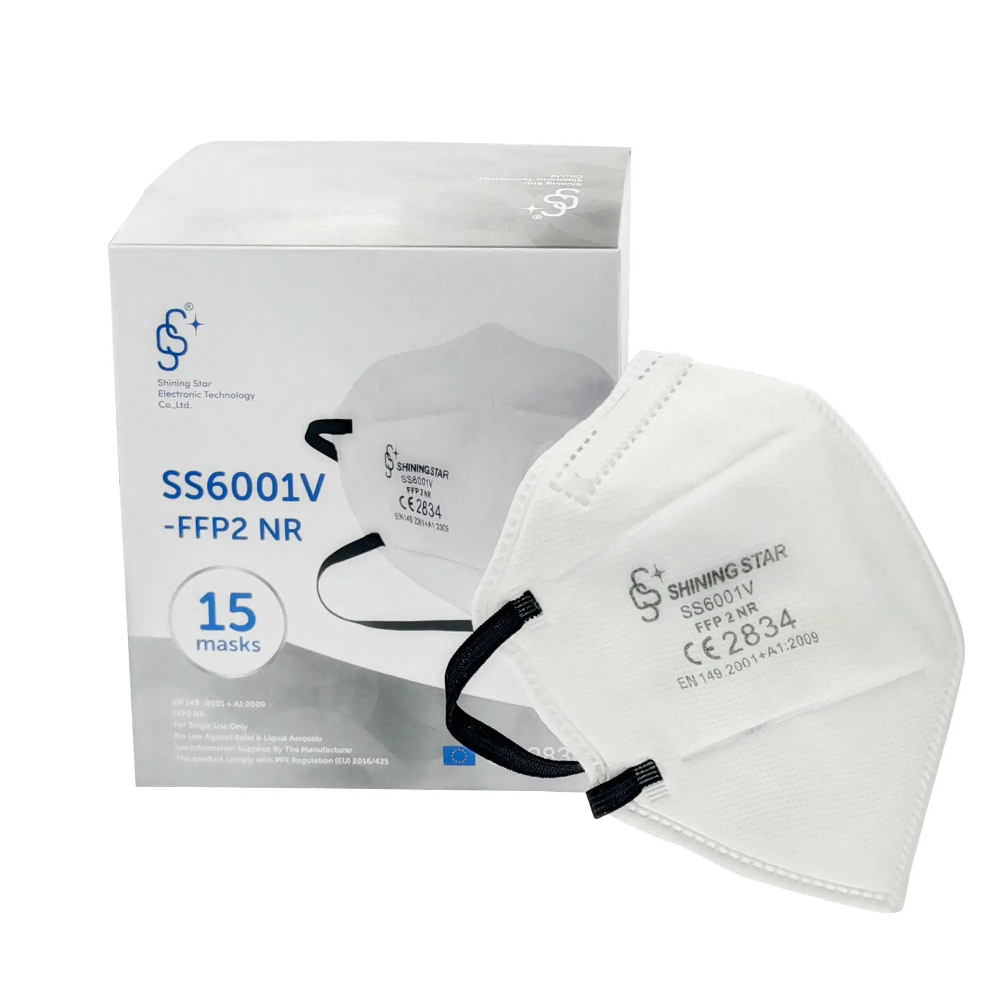 個人用保護具使い捨て工業用防塵マスクCE承認溶接防煙バルブ付きFFP2マスク