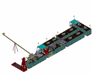 IECEX ATEX Certified Electric Cleaner BYZS Series Integrated Solids Control Unit with Engine <b>Pump</b> Gearbox Oli Motors - Product Image 2