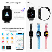 Jam Tangan Pintar GPS Anak LT52 4G Panggilan Telepon Kartu SIM Baterai 950mAh Penentuan Posisi GPS Panggilan Video LT52E Smartwatch untuk Pelajar Anak-anak