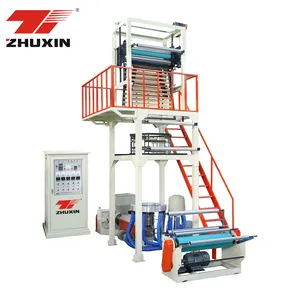 SJ 55 800 Wenzhou Automatique Utilisé Emballage Alimentaire En Plastique Hdpe Ldpe Bopp Pe Pp Pvc Rétractable Ziplock Sac Extrusion Film Soufflant Machine