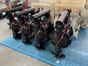 משאבת דיאפרגמה להעברת אבקה יבשה המופעלת באוויר דחוס עבור עמילן סיד מלט חול - Product Image 5