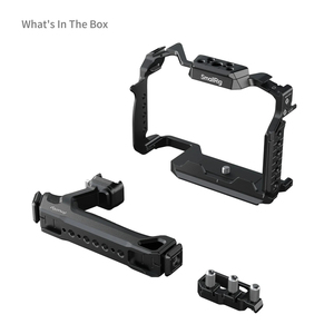 Kit de cage en silicone SmallRig pour appareils photo G9 <span class=keywords><strong>II</strong></span>/<span class=keywords><strong>S5</strong></span> <span class=keywords><strong>II</strong></span>/<span class=keywords><strong>S5</strong></span> IIX avec poignée supérieure, pince de câble et plaque de fixation rapide Arca-Swiss - Product Image 3