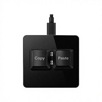 Clavier mécanique de bureau SAYODEVICE Mini à 2 touches, programmable, avec interrupteurs USB-C remplaçables à chaud, pour copier et coller