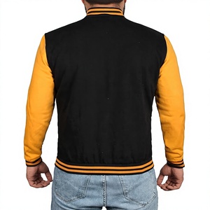 เสื้อแจ็คเก็ต Monarch Varsity Executive Varsity Sterling รุ่น Crown League Varsity Noble Heritage รุ่น Imperial Letterman Platinum Varsity - Product Image 4