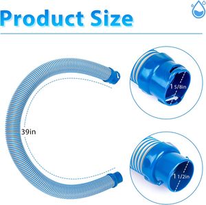 Limpiador de manguera de vacío para limpieza de piscinas R0527700 de 39 pulgadas, piezas de repuesto de manguera de bloqueo de giro rápido para Z-odiac Baracuda MX6 <span class=keywords><strong>MX8</strong></span> - Product Image 2