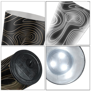 Bicchieri PS Personalizzati con Luce LED Attivata dall'Acqua per Feste, Design Moderno, Confezione all'Ingrosso, Stile Redbull Australia - Product Image 4