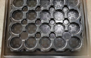 Plateau d'emballage industriel personnalisé, formage sous vide, plateau d'emballage à rotor stator ABS + double TPU, plateau d'emballage de pièces industrielles - Product Image 2