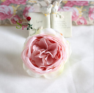 SPR 100PCS/LOT Packing Artificial Wedding Occasion Silk Fabric Rose DIY Single Flowers Heads Flower Wall Backdrop Arrangement - Product Image 5