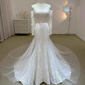 New Design Women Lace <b>Wedding</b> Dress Bridal Mermaid <b>Wedding</b> Dress For Ladies Lsjj34 - Product Image 1