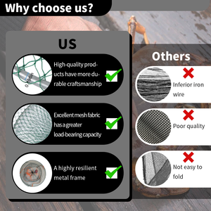 Zware Draagbare Druppel <span class=keywords><strong>Net</strong></span> Val En Gemakkelijk Te Gebruiken Voor Krab Kreeft Rivierkreeft - Product Image 4