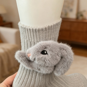3D Plush Knit Christmas Thermal Floor <b>Socks</b> <b>Women</b> Cute Cartoon Animal <b>Warm</b> Cozy Winter <b>Socks</b> for Home Use - Product Image 4