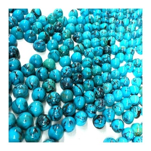 <strong>Natural</strong> Turquoise Bullet Beads -2mm 3mm 4mm 5mm 6mm Bullet Smooth Cabochon Elegant Quality Turquoise <strong>Loose</strong> Gemstone for Jewelry - Product Image 1