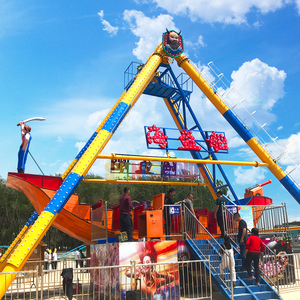 Manège de parc d'attractions Bateau Pirate Bleu à succès avec balançoire série Double Dragon - Product Image 4