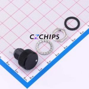 ตัวต้านทาน/โพเทนชิออมิเตอร์แบบปรับ P16NM103MAB15ผ่านชิ้นส่วนรู (THT)-3P,D = 16mm ตัวต้านทาน20% 1W 150PPM/℃ 1 - Product Image 1