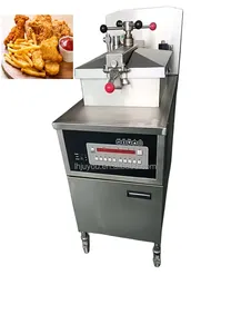 เครื่องทอดไก่สเตนเลสสตีล 3 เฟส 380 โวลต์ ขนาด 25 ลิตร รุ่นใหม่ พร้อมระบบกรองน้ำมัน สำหรับร้านอาหารฟาสต์ฟู้ด ทอดปลาได้ - Product Image 4