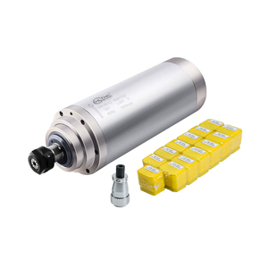 Kit de broche CNC 3KW ER20 24000RPM à refroidissement par eau circulaire 110/220/380V avec variateur de fréquence 3KW pour applications de tournage et de moteur - Product Image 4