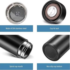 CJX Custom Logo Printed Temperature Maintenance Vacuum <b>Flask</b> Thermal Cup Promotion Corporate Activity Business Gift With Filter - Product Image 5