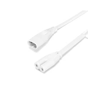 Connettore per antenna TV ad angolo retto, bianco, ideale per connessioni ottimizzate e spazi ridotti. - Product Image 1