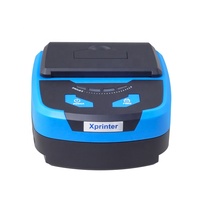 Printer Gigi Biru 80Mm, Printer Tanda Terima Kecil Portabel Thermal Printer Mini Xprinter XP-P810 3 Inci