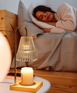 Ý tưởng mới sang trọng Sáp nóng chảy đèn nến hâm nóng đèn điện hương thơm nến ánh sáng ban đêm với bộ đếm thời gian Dimmable - Product Image 6