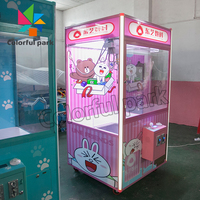 Machine à griffes de jeu d'arcade simulateur de parc coloré, haute qualité, économique, à monnayeur