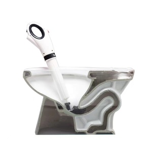 Nuevo tipo de bloqueo de pelo vegetal Dispositivo de dragado de alcantarillado de alta presión émbolo de inodoro abridor de drenaje de agua - Product Image 1