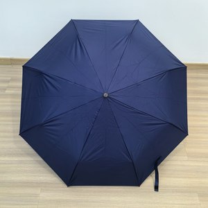 Tùy chỉnh giá rẻ khuyến mãi Windproof 8K kinh doanh dù UPF 50 + ba gấp 190t pongee đồng bằng rắn cổ điển ô - Product Image 2