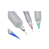 Seringue de distribution de colle UV SZF Double Micro DBS-US2-PP-55 55CC PP transparente/ambre/noire pour machine de moulage par injection