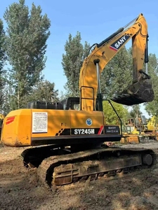 รถขุด Sany SY245H ขนาด 25 ตัน พร้อมหัวเจาะแบบ Auger, หัวจับแบบ Grapple, หัวเจาะแบบ Breaker และอุปกรณ์เสริมอื่นๆ เช่น SY235C, SY265H |   SY265H SY335H SY215C - Product Image 2