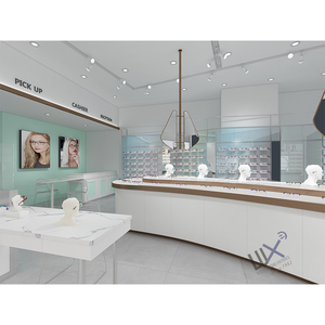 LUX Factory Custom Gafas de sol Soporte de exhibición Moda Tienda óptica Diseño de interiores Ganador de oro POPAI 2016 5 años de garantía Óptica - Product Image 3