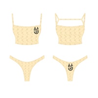 Jsn148c Badpak Verkoper Private Label Custom Logo Print Merk Bikini Set Vrouwen Badmode Ontwerp Badpak Bikini