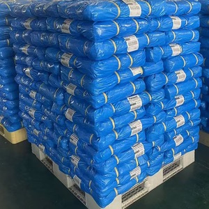 Pe Blue Tarpaulin 90g 1m X 1m <b>Waterproof</b> Sunproof Fabric Rain Cover Outdoor Use - Product Image 3