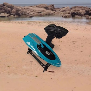 เรือบังคับวิทยุ FY007 2.4G กันน้ำ ความเร็วสูง ของเล่นเรือเจ็ท พร้อมระบบฉีดน้ำแบบดับเบิ้ลเวอร์ทอส - Product Image 4