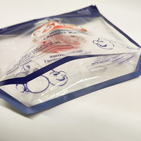 Commande minimum de 5000 pièces Eco-Fresh Shrink sac en plastique perforé rétractable avec poignée