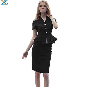 Traje de fantasía barroco de fiebre para mujer Uniformes de vuelo de aerolínea - Product Image 3