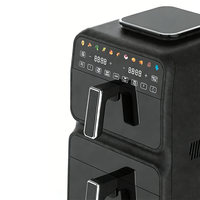Nouvelle Friteuse à Air Électrique Double Panier 2026 Chauffage Rapide Contrôle Numérique Intelligent IA 4.5L+6.5L Économe en Énergie Sans Huile