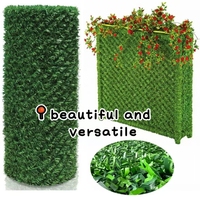 Grillage de clôture en aiguilles de pin de haute qualité pour l'extérieur, écran d'intimité, simulation / décoration de balcon, plantes artificielles, verdure