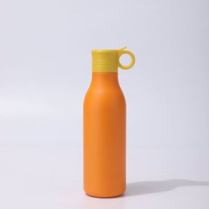 High Quality Double Wall Stainless Steel Insulated Water Drinking Bottle Vacuum <b>Flask</b> <b>with</b> Portable <b>Straw</b> Handle Lid for Outdoor - Product Image 2
