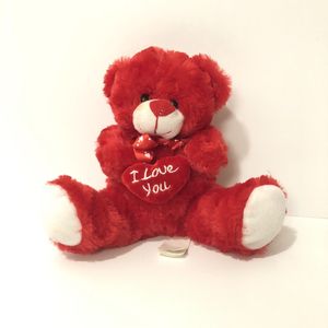 Coeur rouge saint valentin vacances ours en peluche doux peluche jouets alibaba chine - Product Image 3