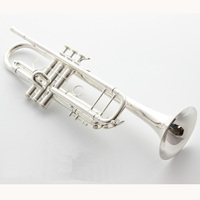 Brass Silver Plated Body Trumpet