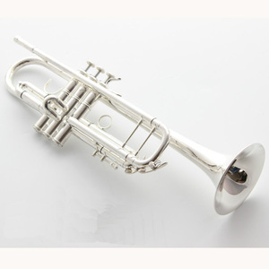 <span class=keywords><strong>Trompeta</strong></span> <span class=keywords><strong>de</strong></span> cuerpo <span class=keywords><strong>de</strong></span> latón plateado - Product Image 6