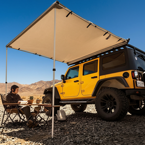 4X4 Offroad Retractable Folding Camper Self-Driving Tour Outdoor Camping LED Light Car <strong>Awning</strong> Tent - Product Image 2