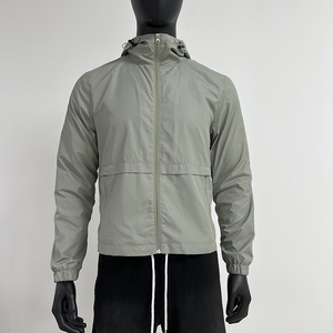 Tùy chỉnh 100% polyester ngoài trời Đi Bộ Đường Dài chạy mặc Zip Up Túi <span class=keywords><strong>2</strong></span> trong <span class=keywords><strong>1</strong></span> người đàn ông Áo Gió Áo khoác - Product Image 6